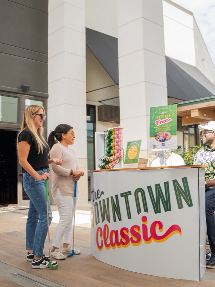 Putting activation at The Downtown Classic